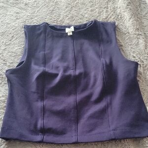 Anthropologie Maeve Side Zip Tank Size Xl